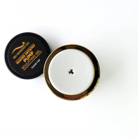 Bio Seaweed Master Artistry Pump Clear No-Wipe Top Sculpting Gel - CM Nails & Beauty Supply