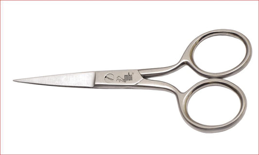 Scissor -MBI-518 Fiberglass and Tip Cutting Scissor Straight Size 4” - CM Nails & Beauty Supply