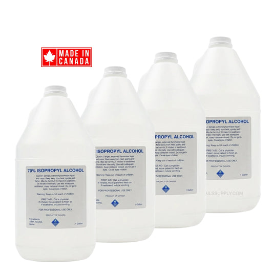Professional 70 rubbing alcohol used for nail prep and equipment sterilization