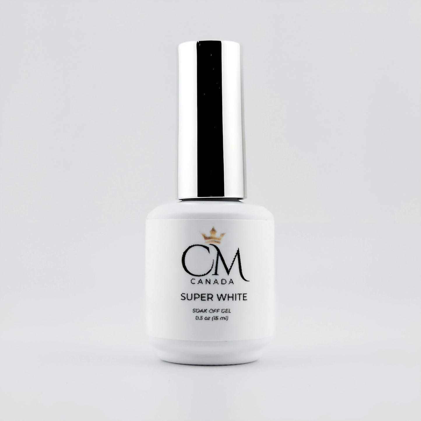 Super White Gel Polish – UV/LED Soak Off Formula | CM Canada® - CM Nails & Beauty Supply