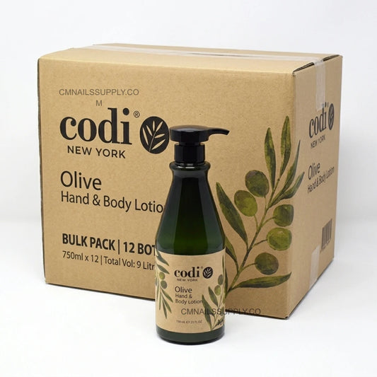 Codi 750ml Hand & Body Lotion Case of 12 | Olive - CM Nails Wholesale