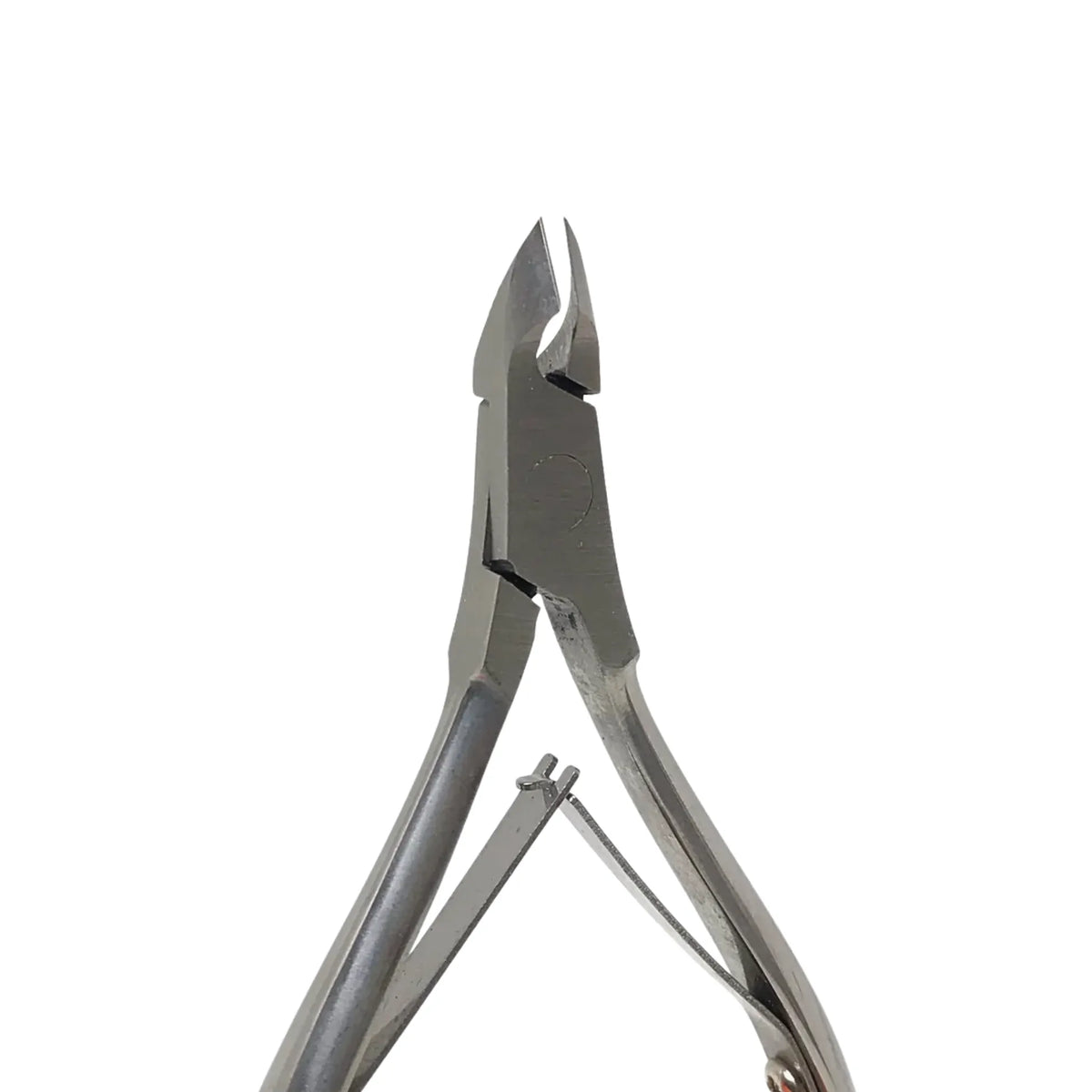 A pair of stainless steel Cuticle Nipper Stainless Steel Double Spring Size 14