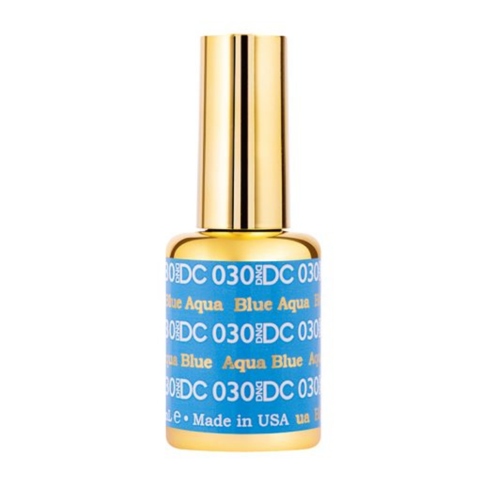 DC Aqua Blue #030 - Gel Polish & Lacquer Duo