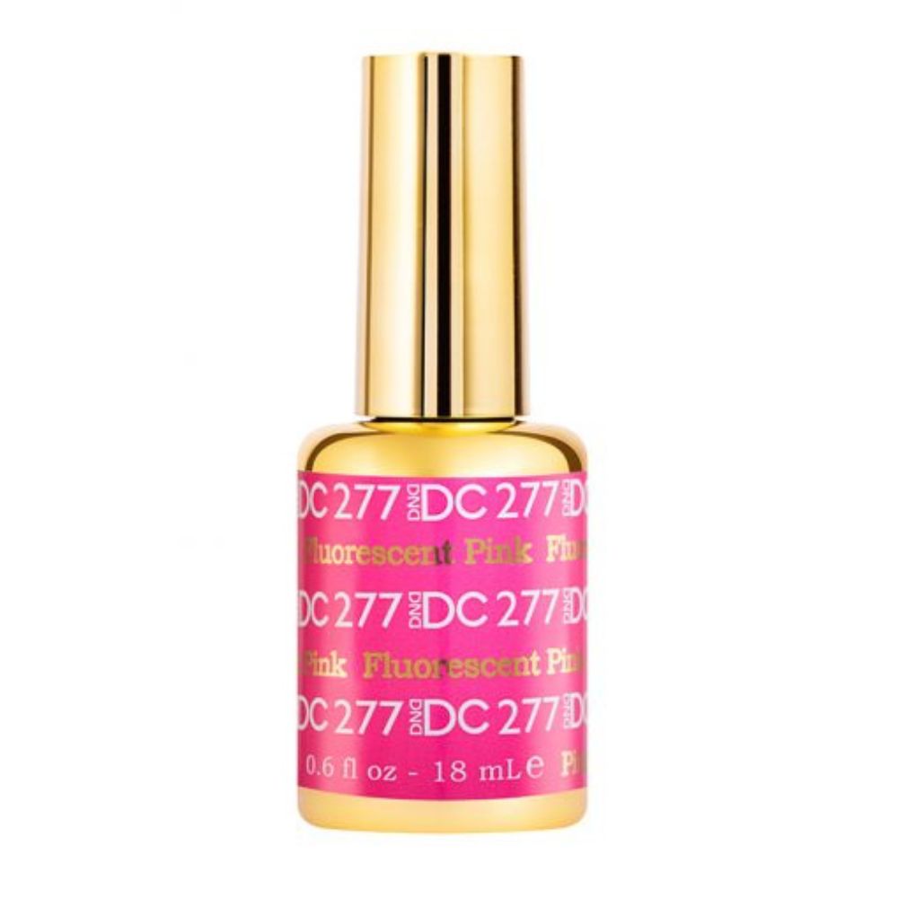 DC Fluorescent Pink #277 - Gel Polish & Lacquer Duo