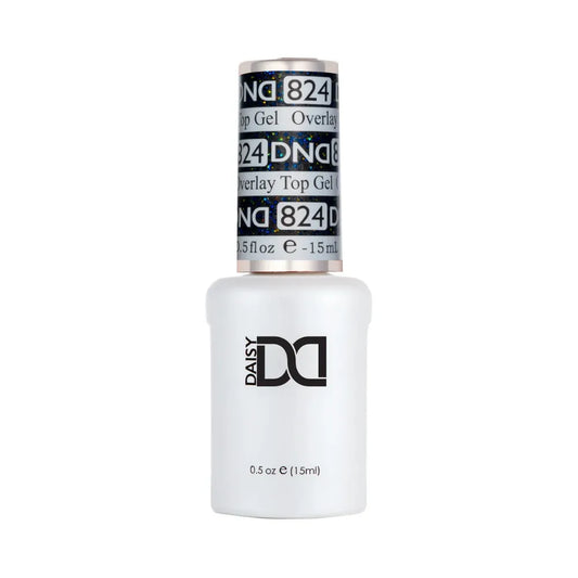 DND nail gel polish bottle on a white background