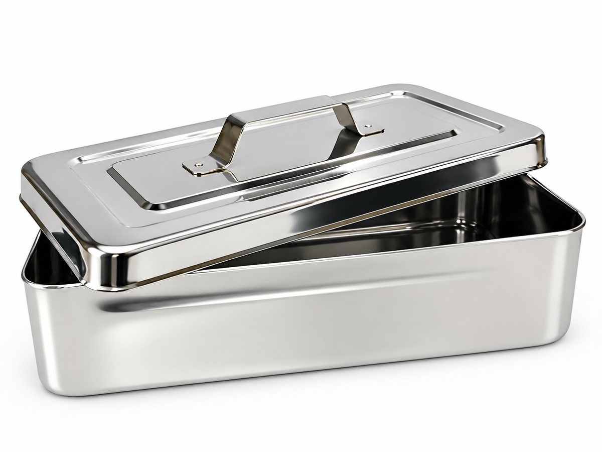 Stainless Steel Sterilizer Box (1pc)