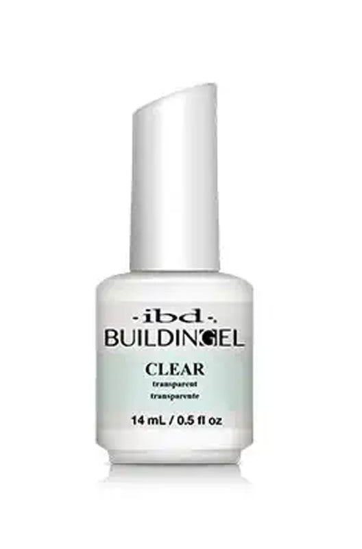ibd | Building Gel - Clear (0.5 oz) | Hard Gel for Nail Extensions & Overlays - CM Nails & Beauty Supply