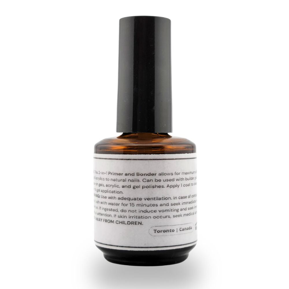 Gel Primer and Bonder 2 in 1 bottle for nails CM Canada strong adhesion