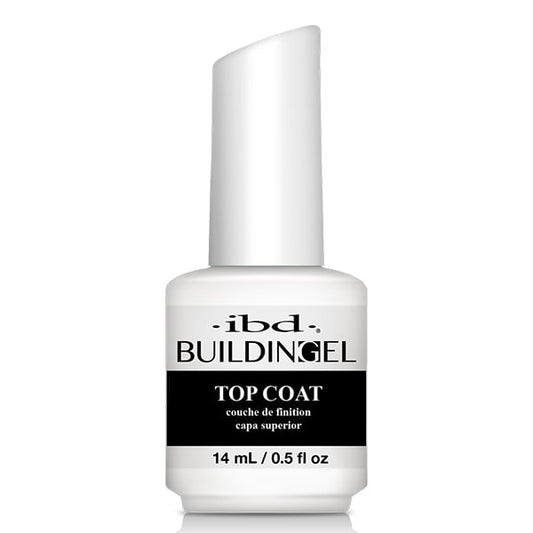 ibd | Building Gel - Top Coat (0.5 oz) | Hard Gel for Nail Extensions & Overlays - CM Nails & Beauty Supply