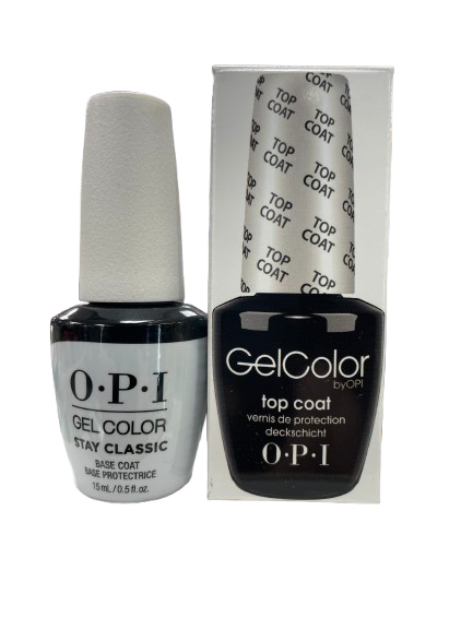 OPI GelColor - Top & Base Bundle - GC030 & GC001 - CM Nails & Beauty Supply
