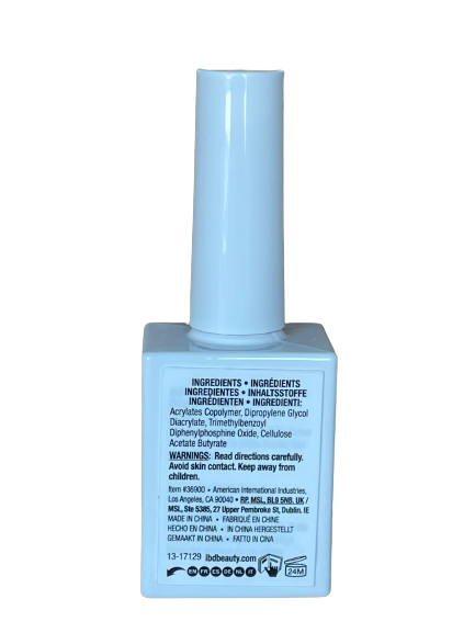 IBD Rubber Gel Base Coat Clear Soak-off 15ml / 0.5 oz - CM Nails & Beauty Supply
