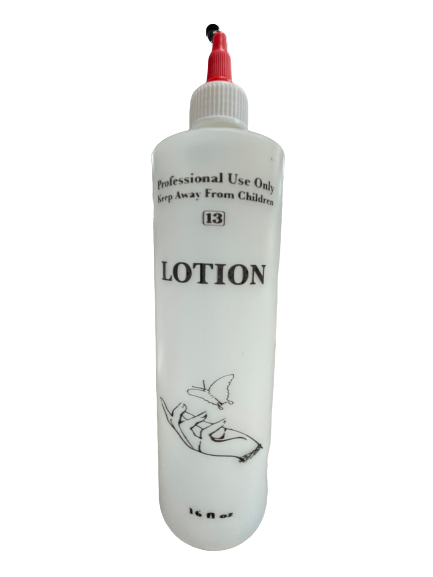 "Lotion" Labelled Bottle with Flip Cap | 08 oz & 16 oz - CM Nails & Beauty Supply