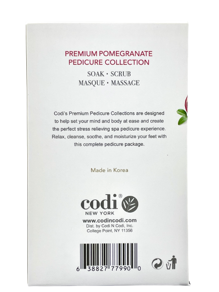 Codi 4 In 1 Pedicure Kit | Pomegranate - CM Nails & Beauty Supply