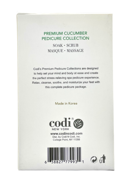 Codi 4 In 1 Pedicure Kit | Cucumber - CM Nails & Beauty Supply