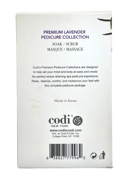 Codi 4 In 1 Pedicure Kit | Lavender - CM Nails & Beauty Supply