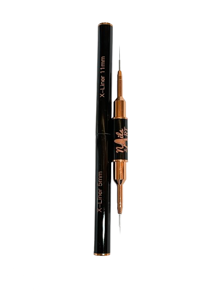 Detailing Brushes X-Liner | 2 in 1 | 5mm & 11mm - CM Nails & Beauty Supply