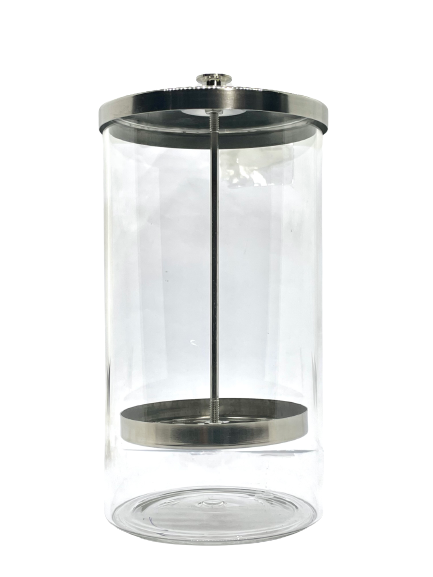 Berkeley Glass Sterilizer Jar with Lid – Large 41 oz Disinfectant Container - CM Nails & Beauty Supply