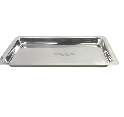 Stainless Steel Heavy Duty Implement Tray - Rectangle - CM Nails & Beauty Supply