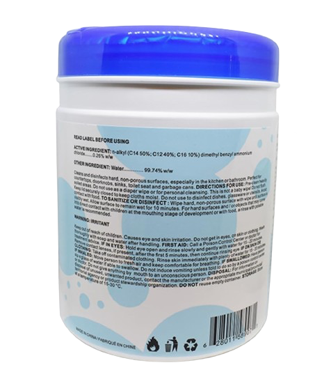 Allora Disinfecting 150 Wipes | Kills 99.99 % Viruses & Bacteria - CM Nails & Beauty Supply
