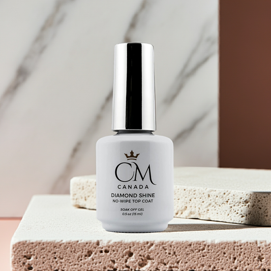 No Wipe Diamond Shine Top Gel – Glossy UV/LED Nail Finish | CM Canada® - CM Nails & Beauty Supply