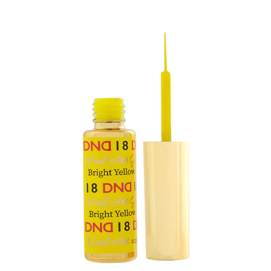 DND18 - Classic Bright Yellow Gel Art Liner - CM Nails & Beauty Supply