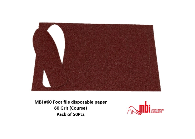 Foot File Disposable Sandpaper Sticker Replacement | Course and Medium Grit