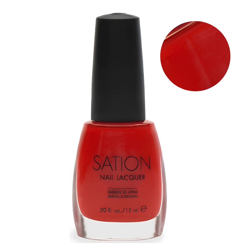Sation Nail Lacquer #1016 Red Hot Orange