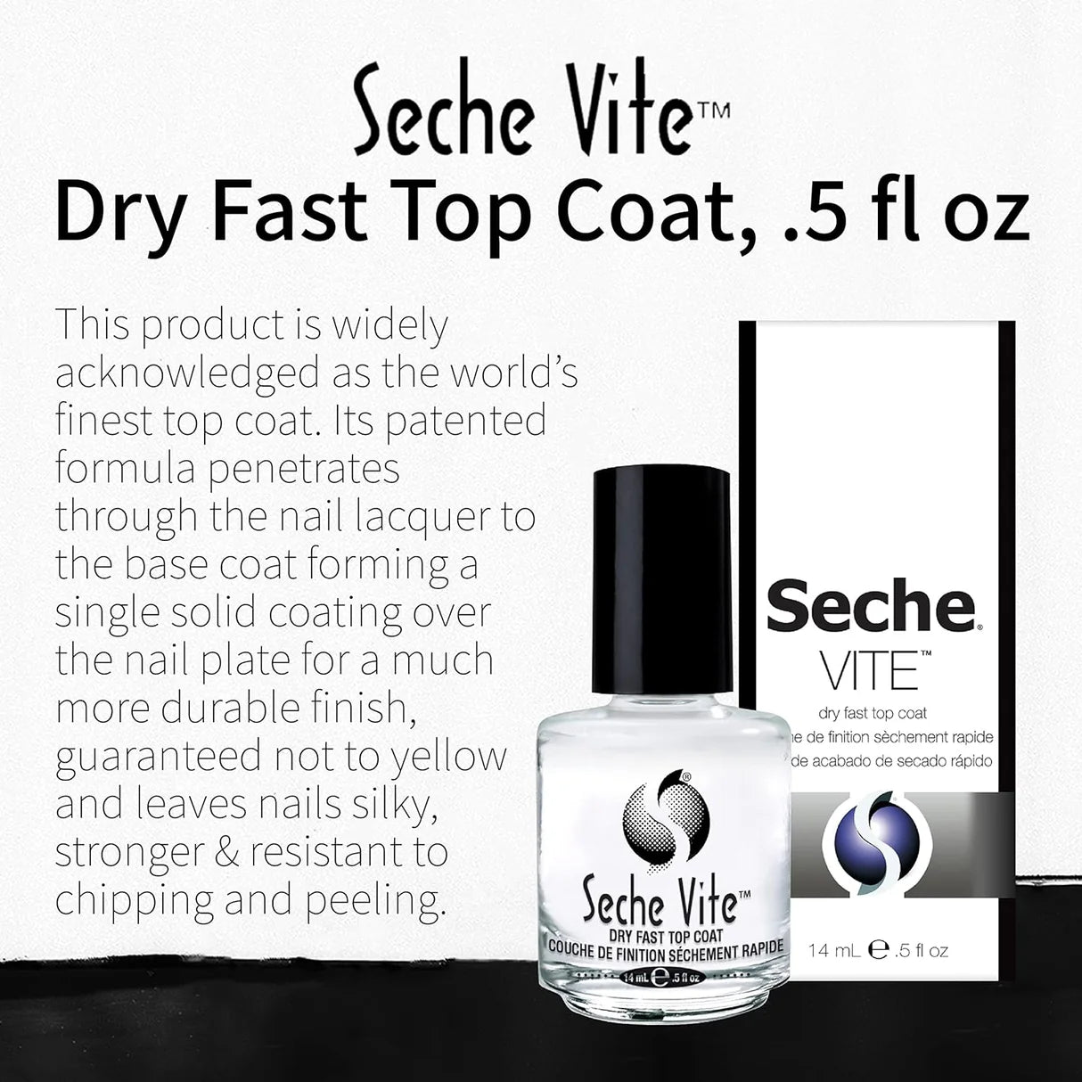 seche vite professional refill top coat bulk size