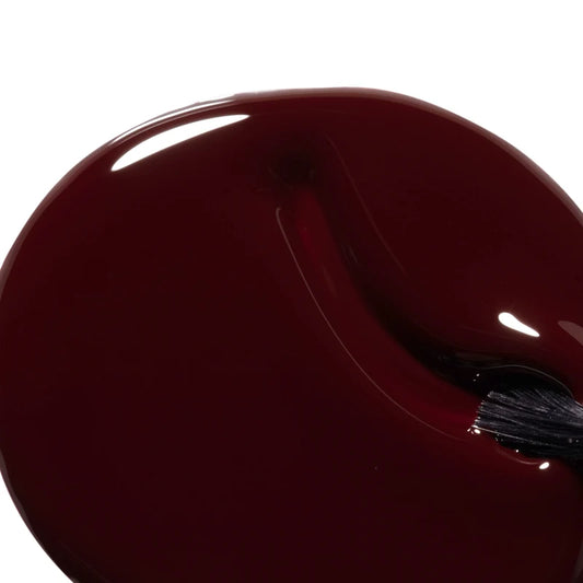 Close up color swatch of Bio Seaweed Gel 1022 Another Merlot showing the deep wine red solid finish.
