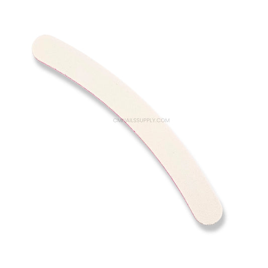 Curve nail file 80/80 grit for professional acrylic shaping and gel refinement
