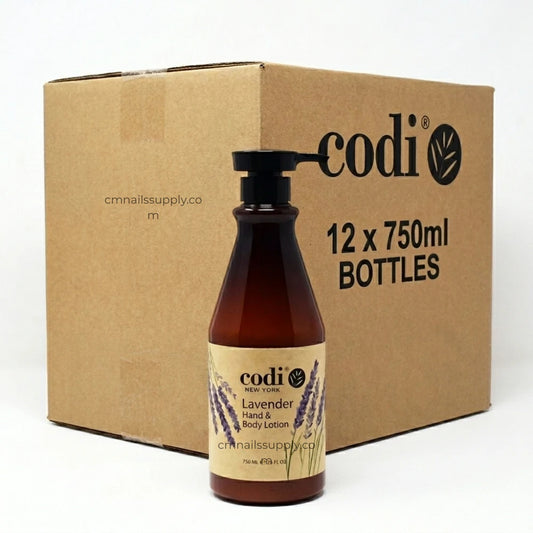 Codi hand lotion 750ml wholesale pack of 12 for nail salons