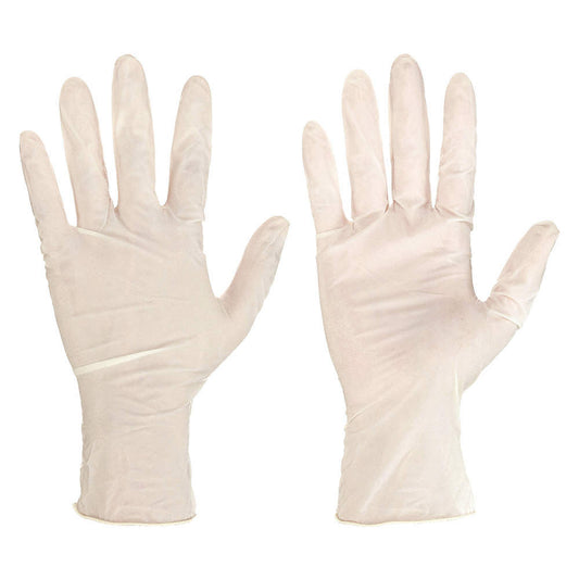 CRDLight Latex Exam Gloves – 4 Mil, Powder-Free, Disposable - CM Nails & Beauty Supply