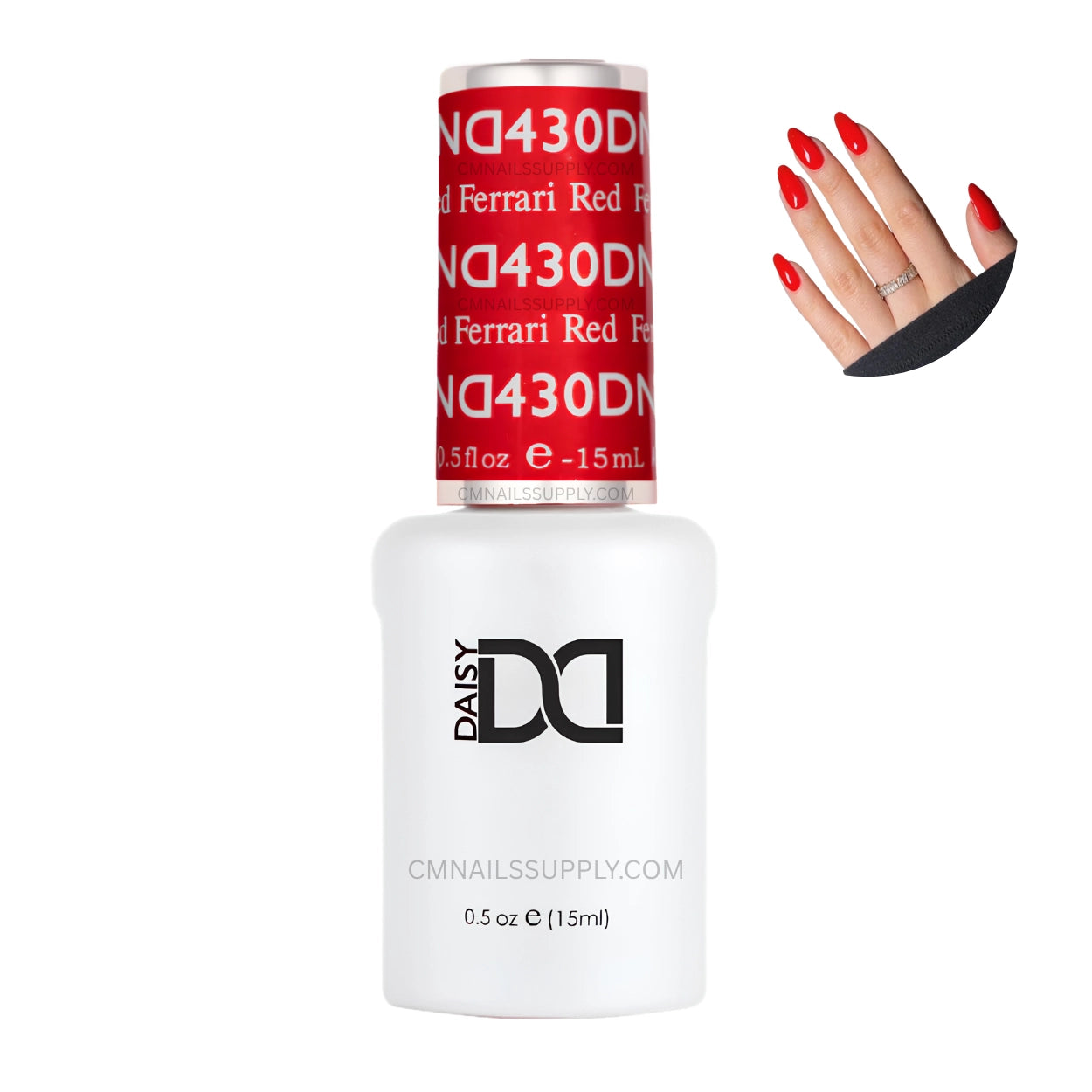 DND Ferrari Red #430 soak-off gel polish