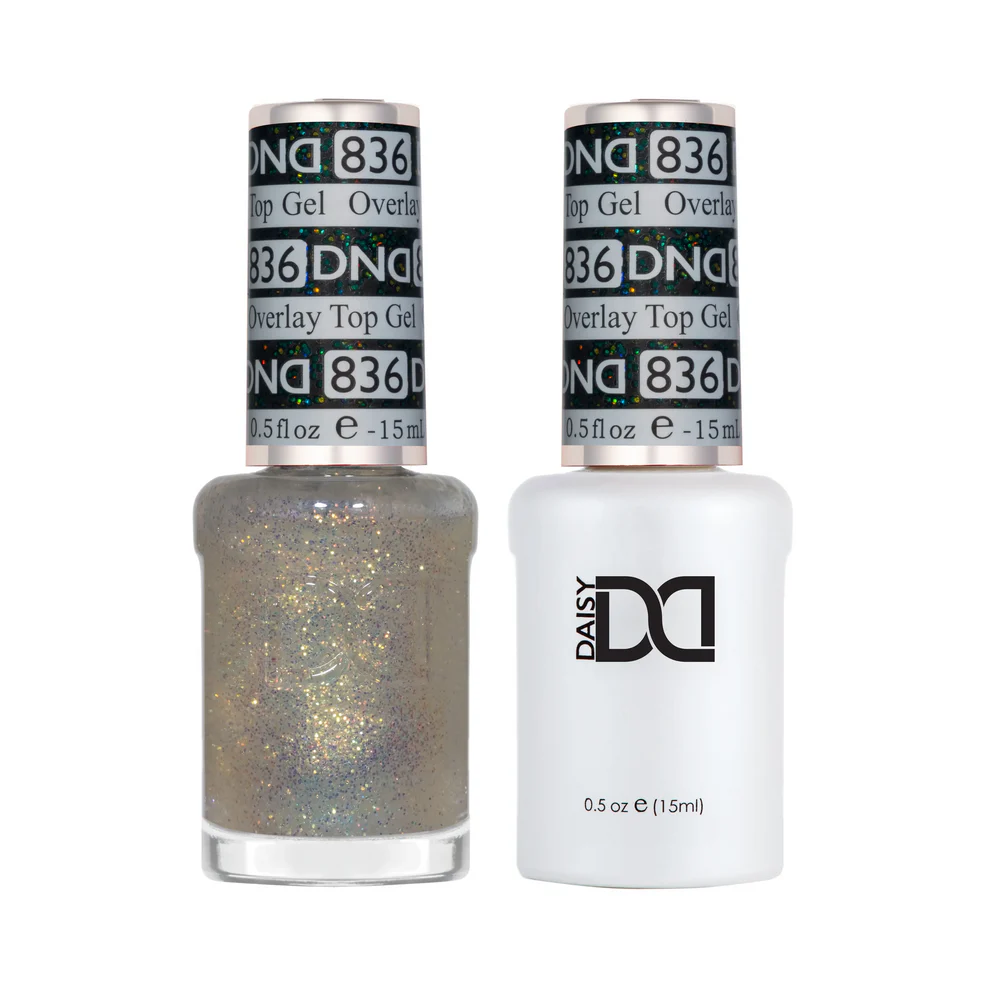 DND Overlay Top Gel 836 bottle, DND gel polish Canada, DND nail polish Canada