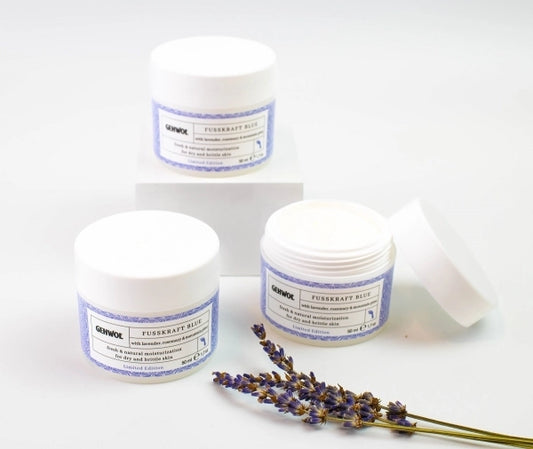 GEHWOL Fusskraft Blue with lavender and rosemary oil, professional foot lotion Canada