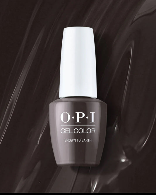 OPI GelColor - Brown To Earth - F004 - CM Nails & Beauty Supply
