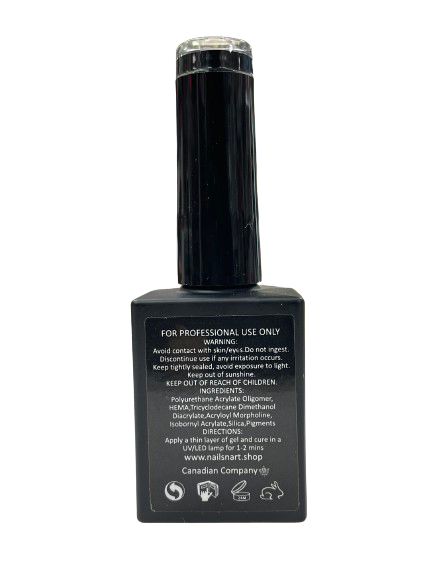 Nails & Art - OSJ Black | One Step Jell Gel Polish Black - CM Nails & Beauty Supply