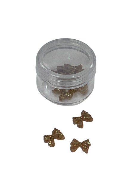Bows | Gold | Glitter | Bow Knot | Bow With Pearl | Bow with Rhinestone - CM Nails & Beauty Supply