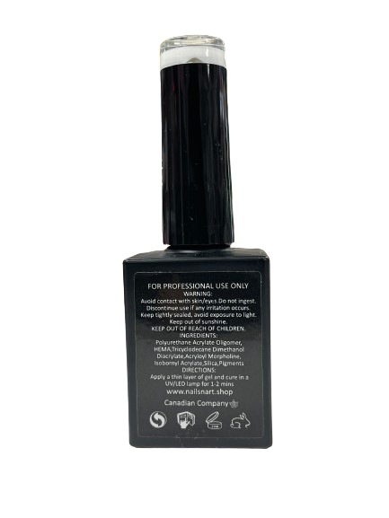 Nails & Art - OSJ White | One Step-Gel Polish | White - CM Nails & Beauty Supply