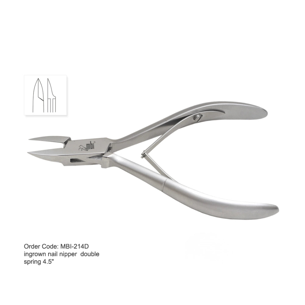 best cuticle nipper mbi-214 double spring stainless steel professional online canada