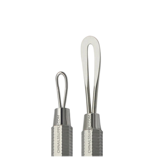 Surgical grade stainless steel extraction tool for professional estheticians in Canada.