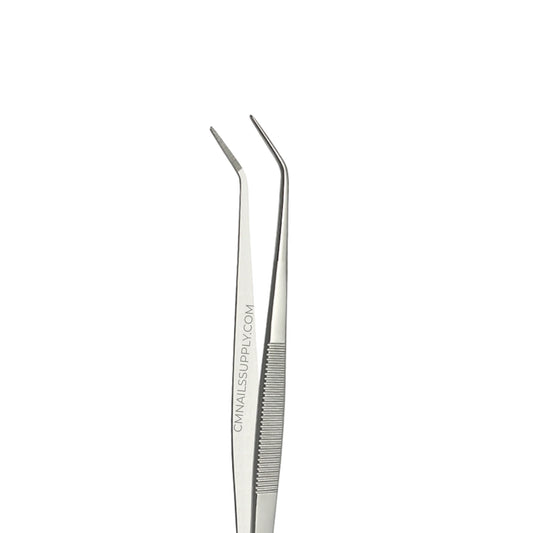 45 degree angle tweezers mbi-411 multi purpose 6.5 inch extra grip professional canada