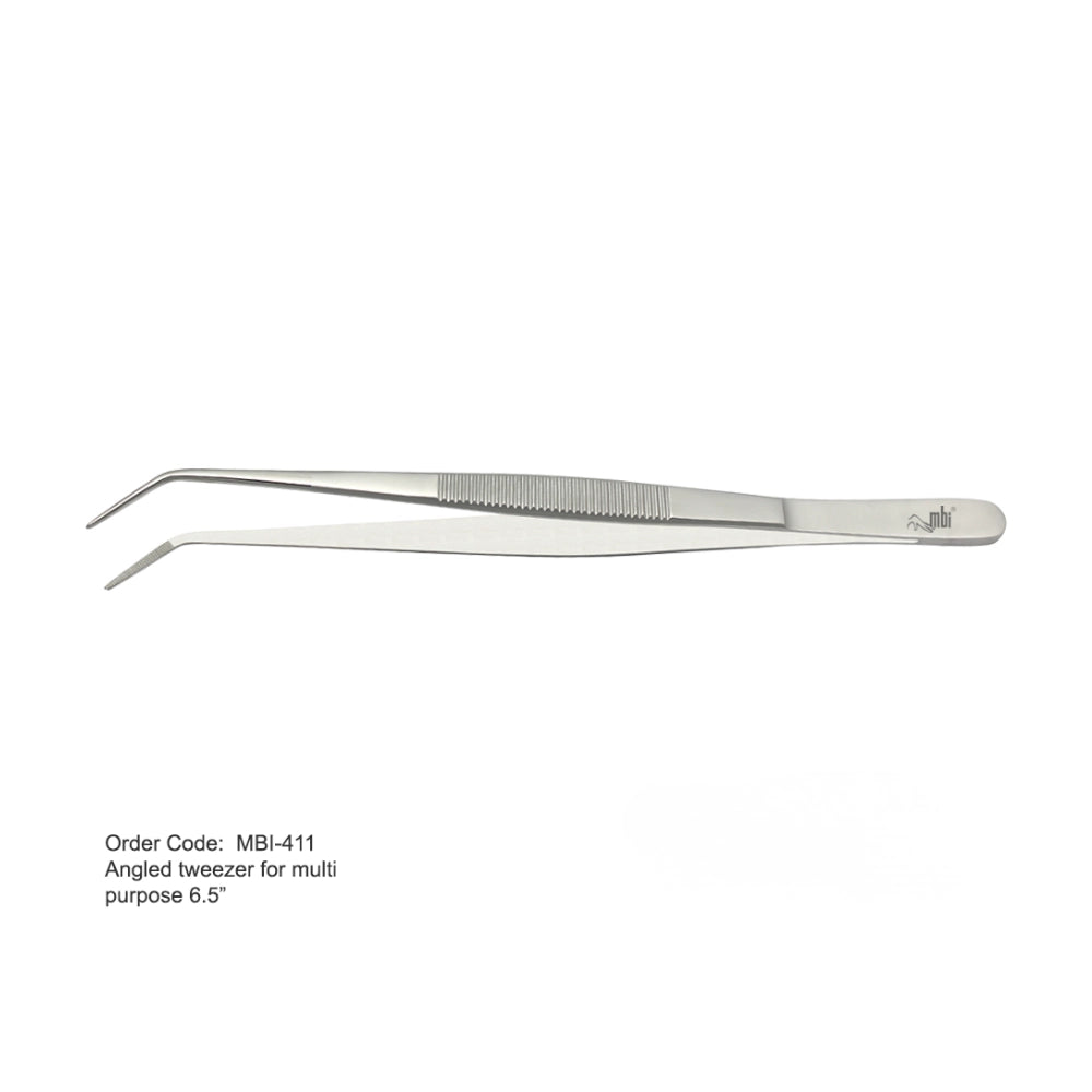 angled lash tweezers mbi-411 6.5 inch angled tip tweezers salon quality canada