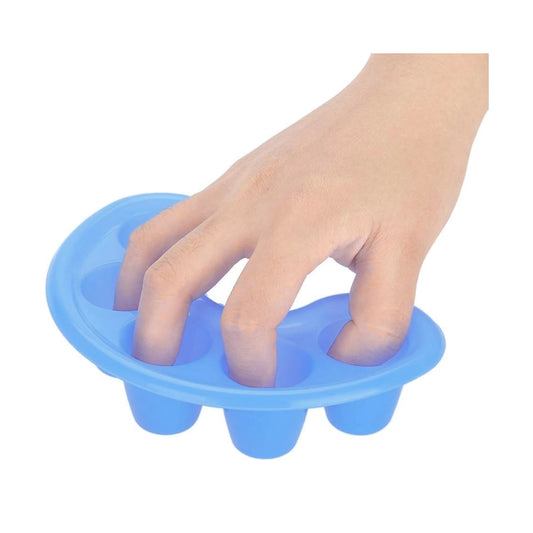 Ergonomic nail soaking tray for five fingers designed for professional salon use – CM Nails Supply Canada