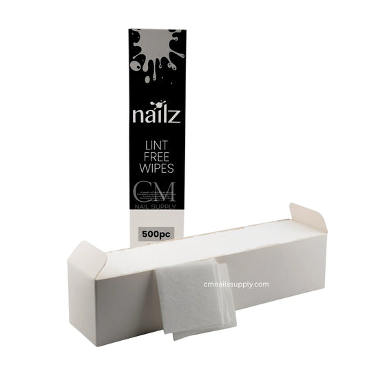 Nailz lint free nail wipes for cleaning sticky gel nail surfaces without leaving lint or fibres