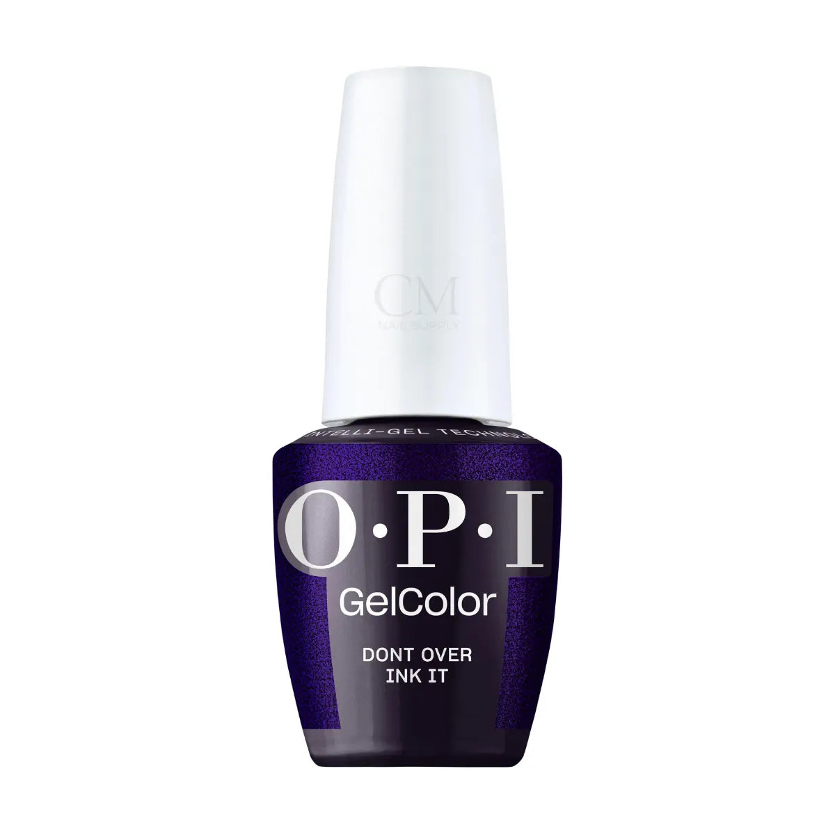OPI GelColor Don't Over Ink It purple shimmer gel polish bottle F047