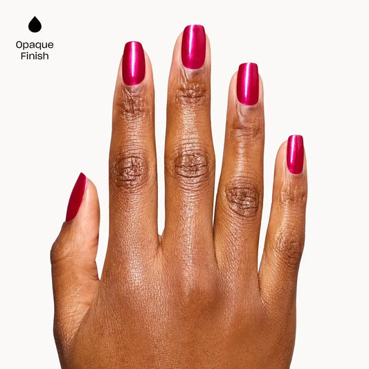 Finished manicure using OPI It's All Greek to Me gel polish