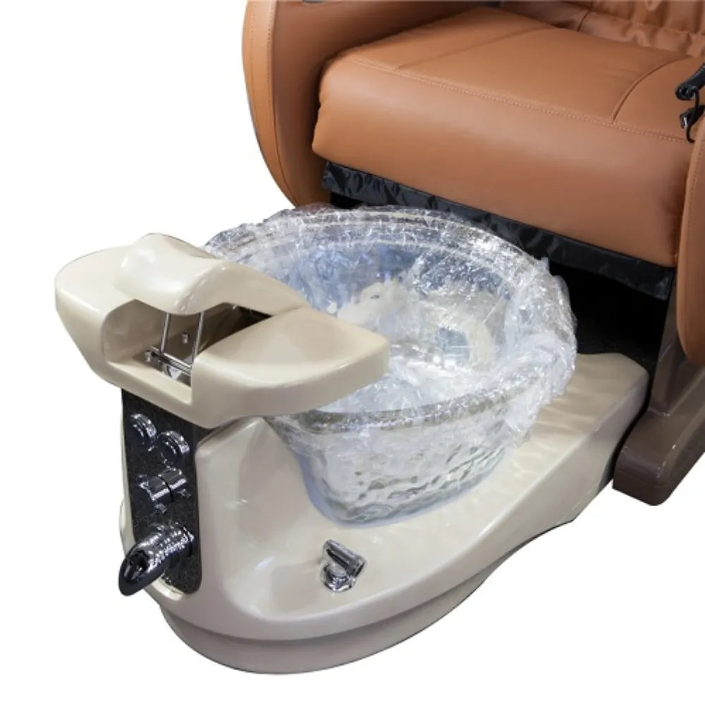 Pedicure spa liner providing sanitation barrier between clients during treatments