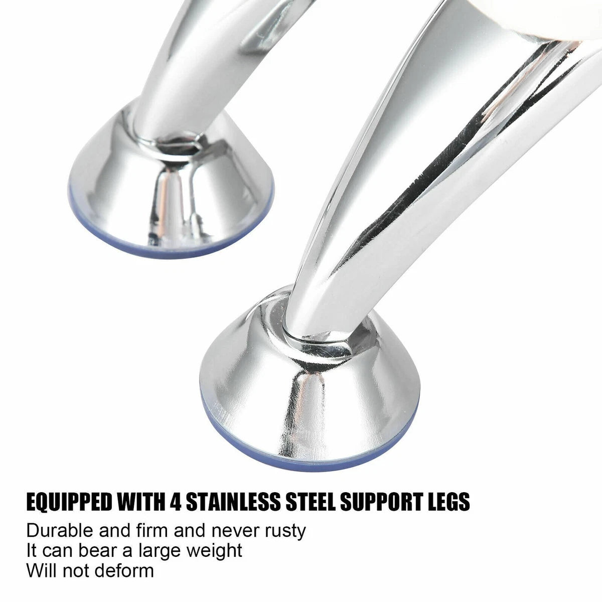 Professional Nail Hand Rest Cushion – Black Leather Manicure Arm Support with Non-Slip Rubber Base & Stainless Steel Legs - CM Nails & Beauty Supply