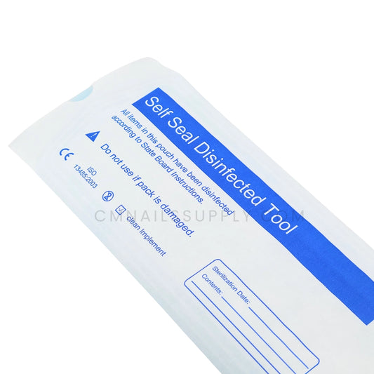 Sterilization pouches for nail and beauty implements professional salon Canada
